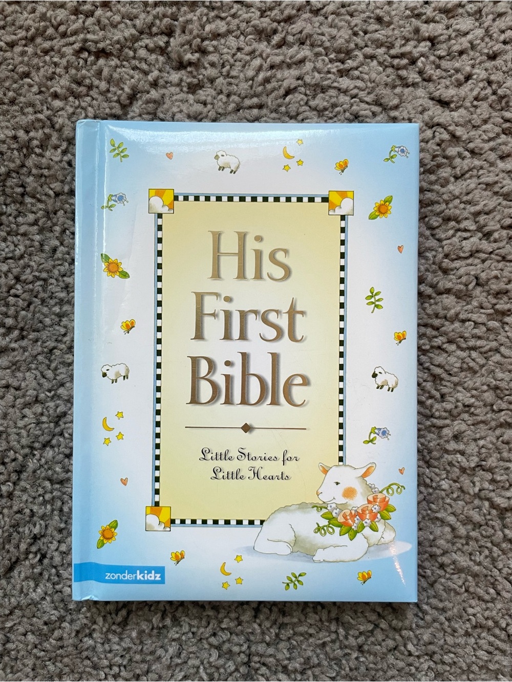 His First Bible - Light Blue Children's Story Bible
